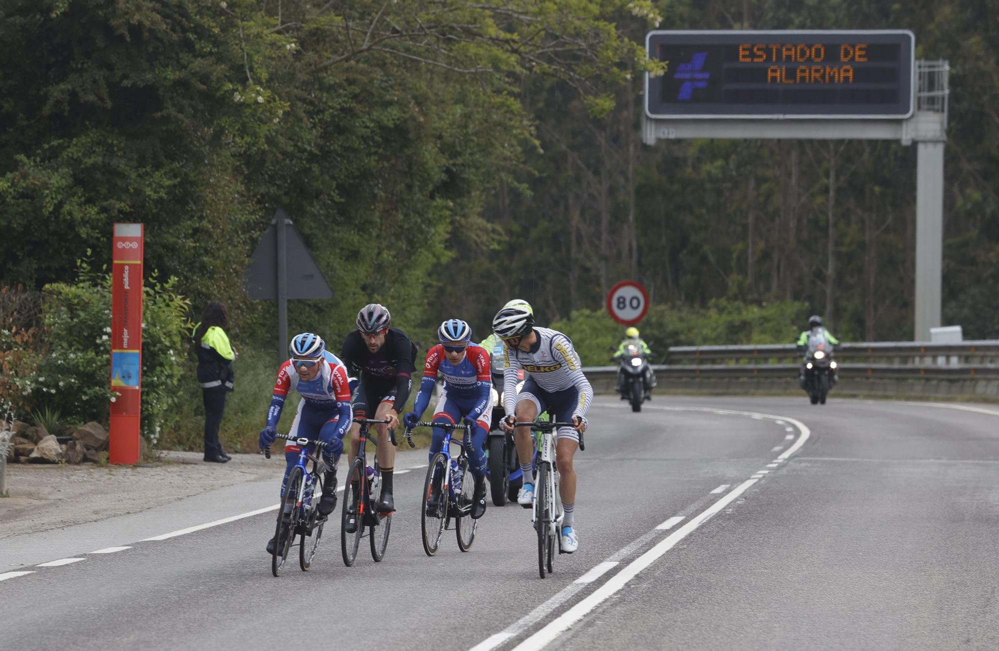 La segunda etapa de la Vuelta Ciclista a Asturias, en imágenes