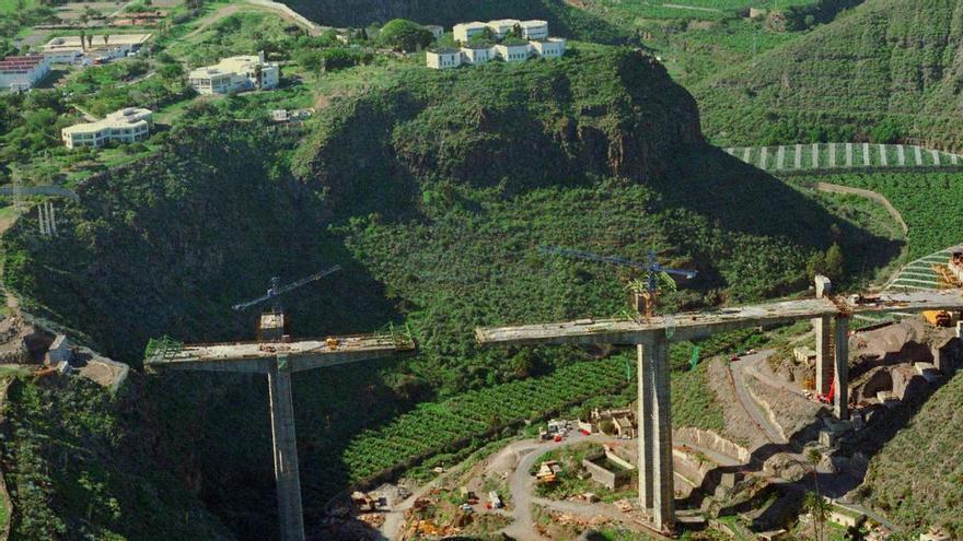 El viaducto del Guiniguada, un coloso de la ingeniería en Canarias con errores de obra "inexplicables"
