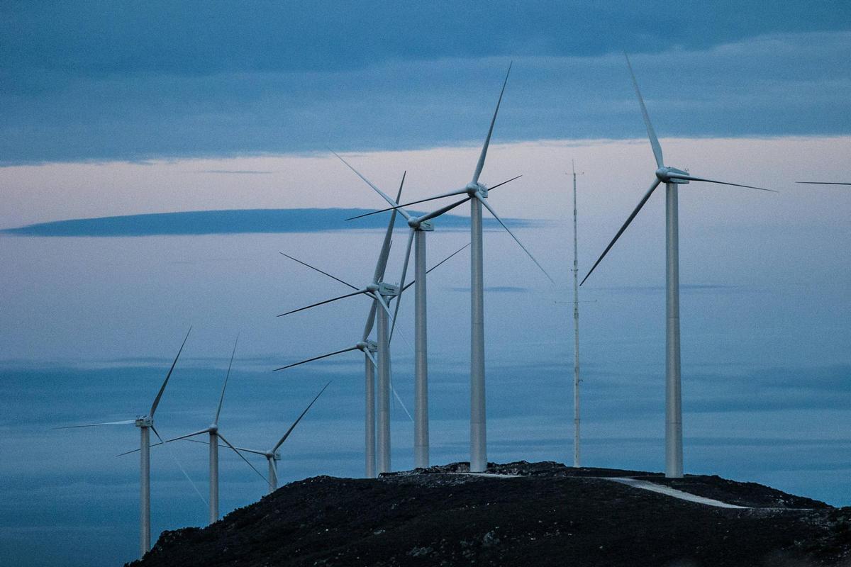 Imagen de archivo de un eólico del Occidente.