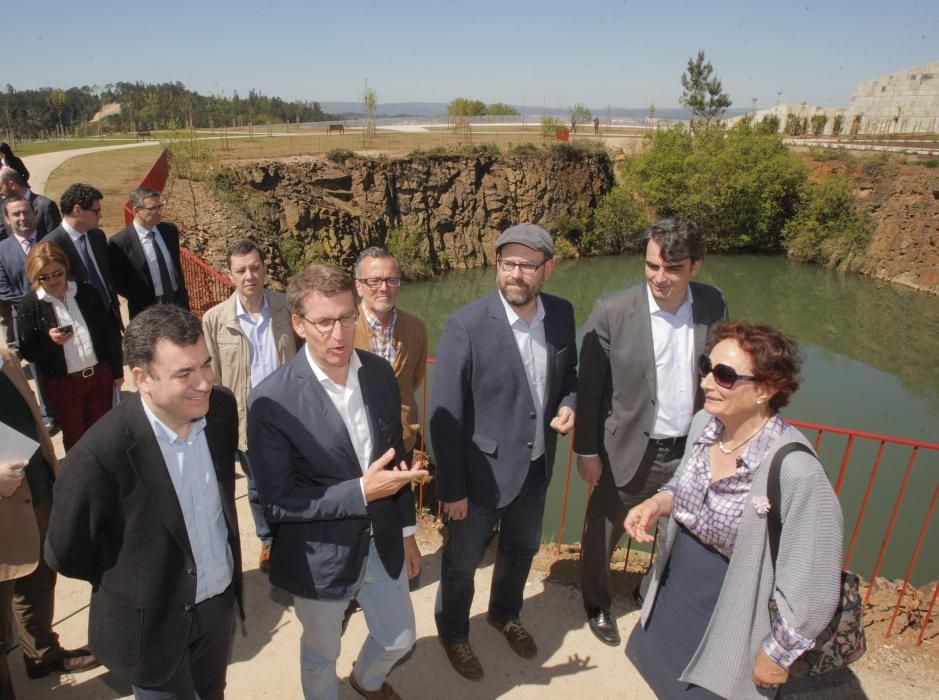 Inauguración del Bosque de Galicia