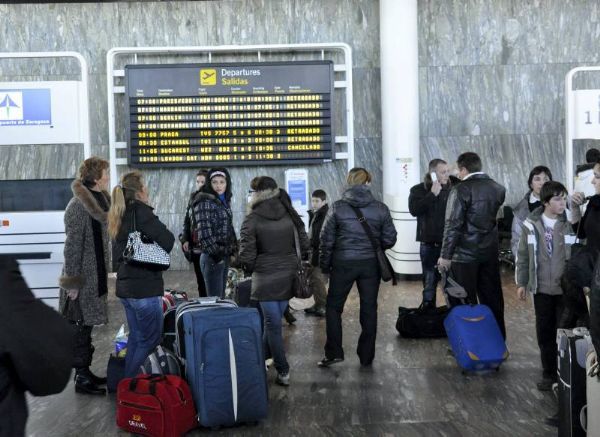 La huelga en el Aeropuerto de Zaragoza