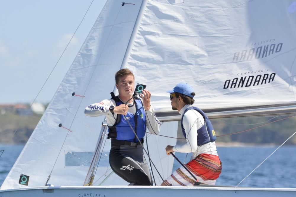 Comienza el campeonato del mundo juvenil de la clase Snipe organizado por el Real Club Náutico de La Coruña.