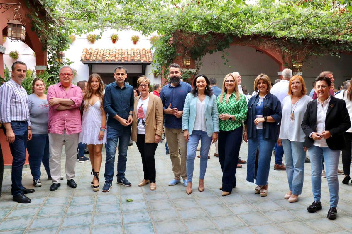 A falta de Luis Planas, candidatos del PSOE al Congreso y al Senado por Córdoba, hoy en La Carlota.