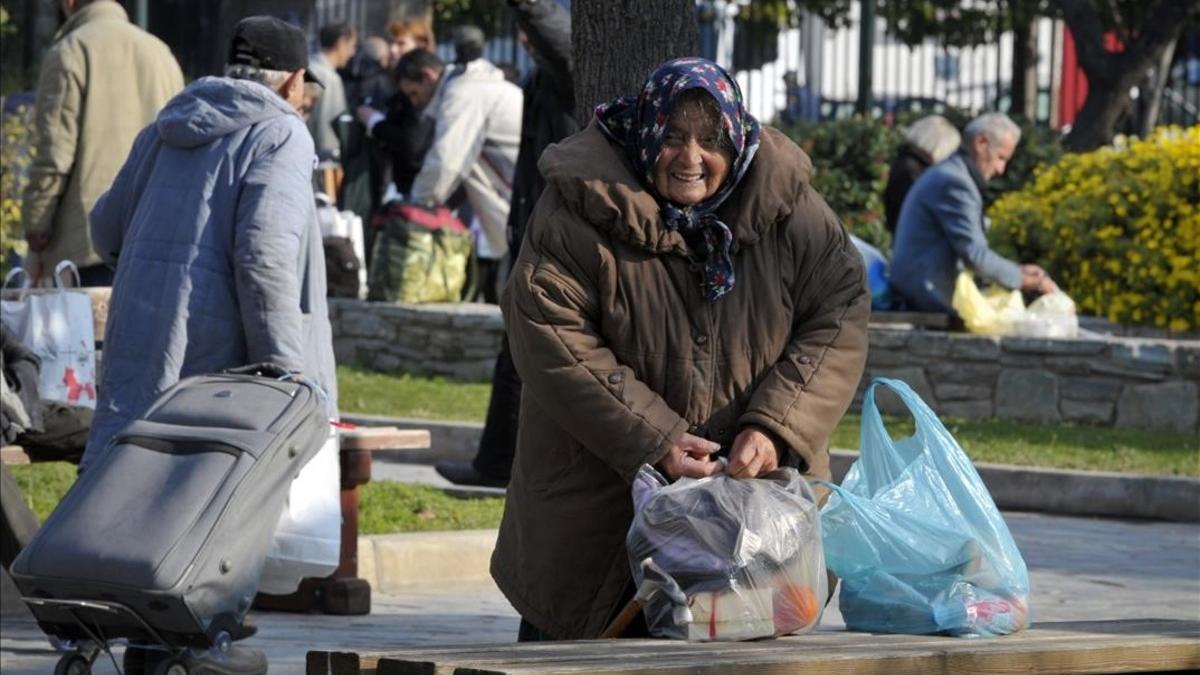 Pobreza en Grecia