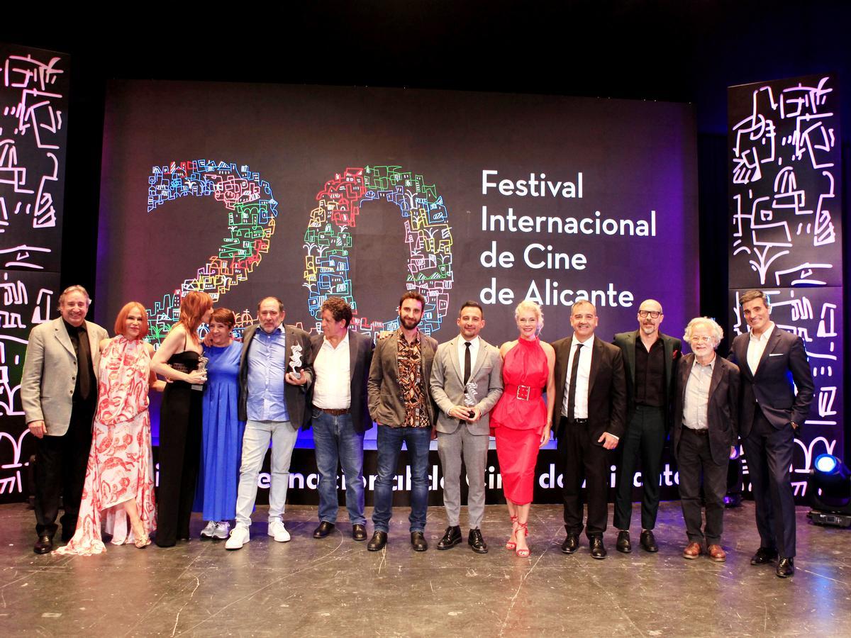 Foto de familia del último Festival de Cine de Alicante.