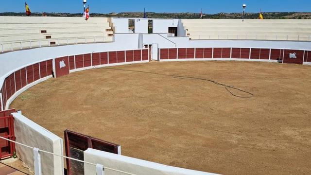 Plaza de toros de Sanzoles tras el fin de las obras del Programa Mixto.  | CEDIDA