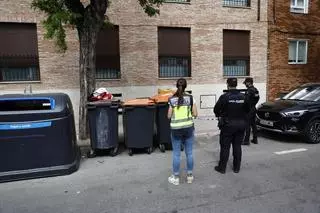 Hallan el cadáver de un bebé en un cubo de basura en Madrid