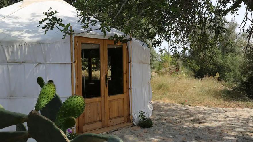 Se alquila yurta, cabaña o tienda de campaña en plena naturaleza en Ibiza