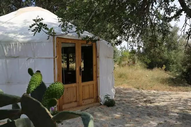 Se alquila yurta, cabaña o tienda de campaña en plena naturaleza en Ibiza