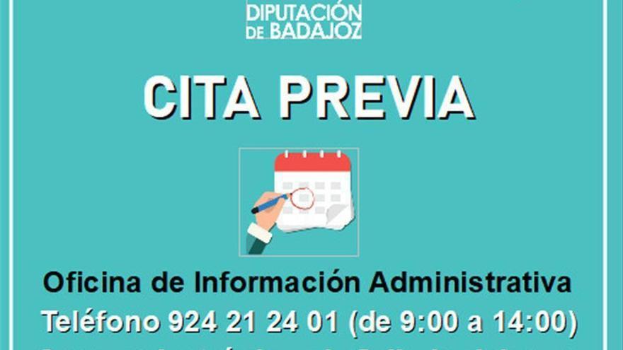 La Oficina de Información Administrativa atenderá al público con cita previa