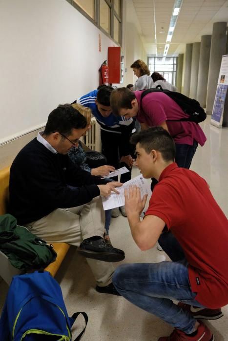 Segunda jornada de selectividad en Asturiras