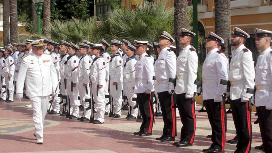 Toma de posesion del almirante del Arsenal Marcial Gamboa