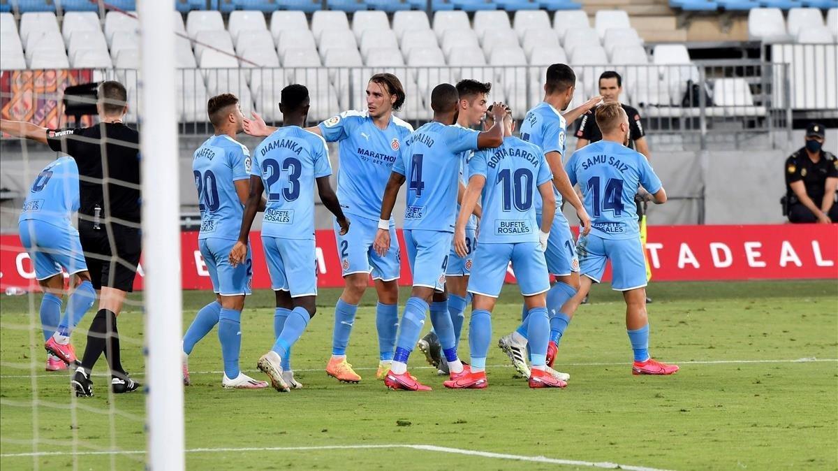 segea54521142 graf2484  almeria  16 08 2020   los jugadores del girona cel200819161432