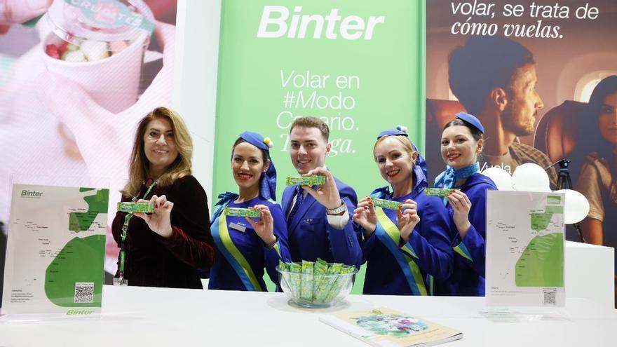 Binter consolida su papel como socio estratégico del turismo en Fitur con récord de visitantes y encuentros profesionales