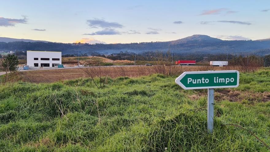 Una vista del polígono industrial de Rianxo.