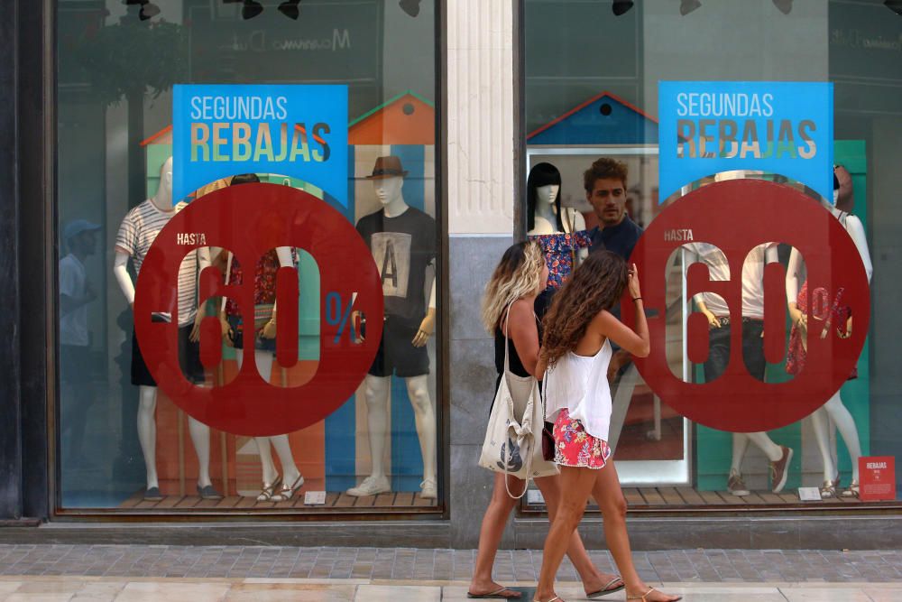 Domingo de rebajas en Málaga