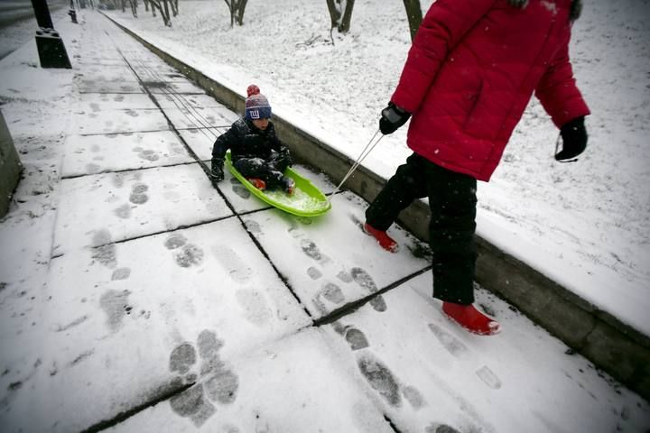 La costa este de EEUU sufre una gran tormenta de nieve