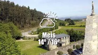 El tiempo en Meis: previsión meteorológica para hoy, martes 19 de mayo