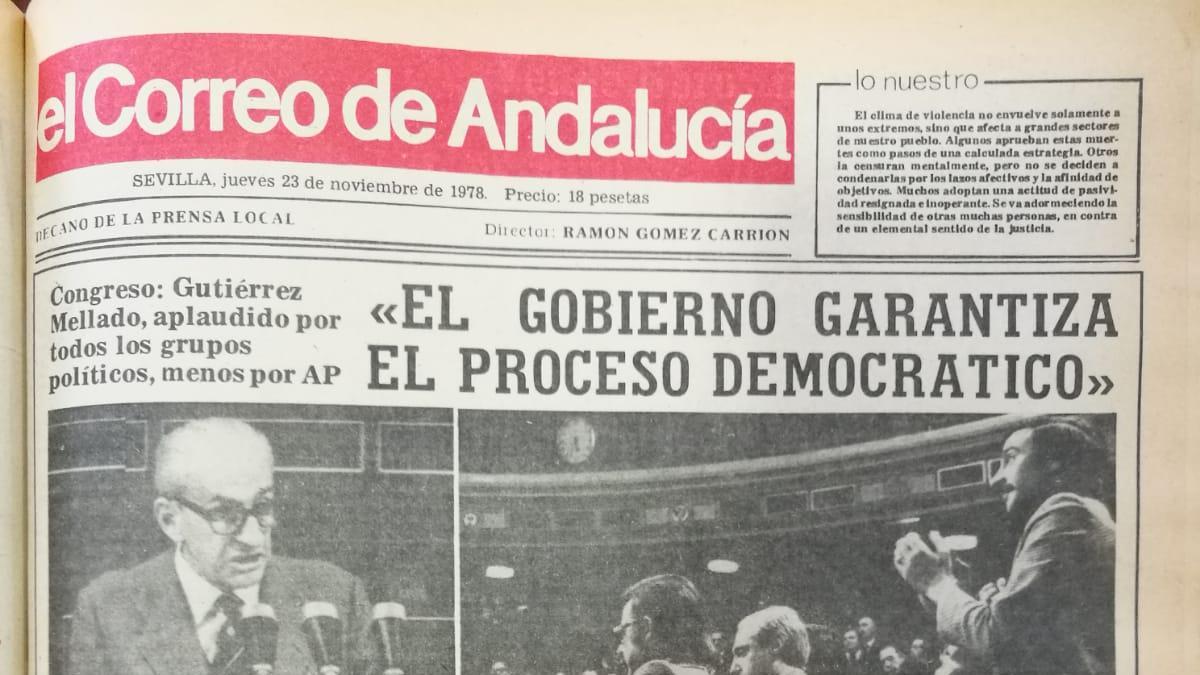 El Correo de Andalucía, el primero en pedir una televisión privada
