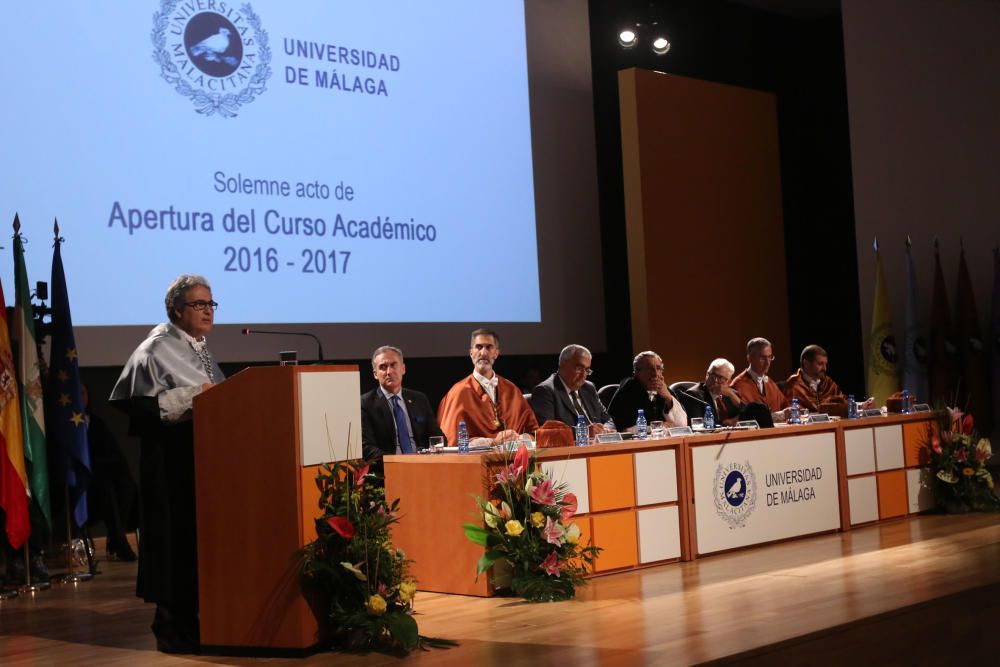 El acto oficial que ha tenido lugar en la Escuela de Ingenieros Industriales de la Universidad de Málaga