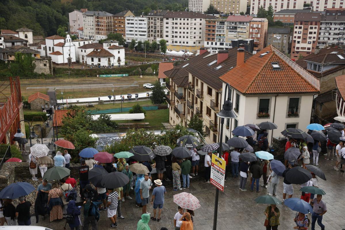 La Descarga de Cangas del Narcea, pendiente de las lluvias.
