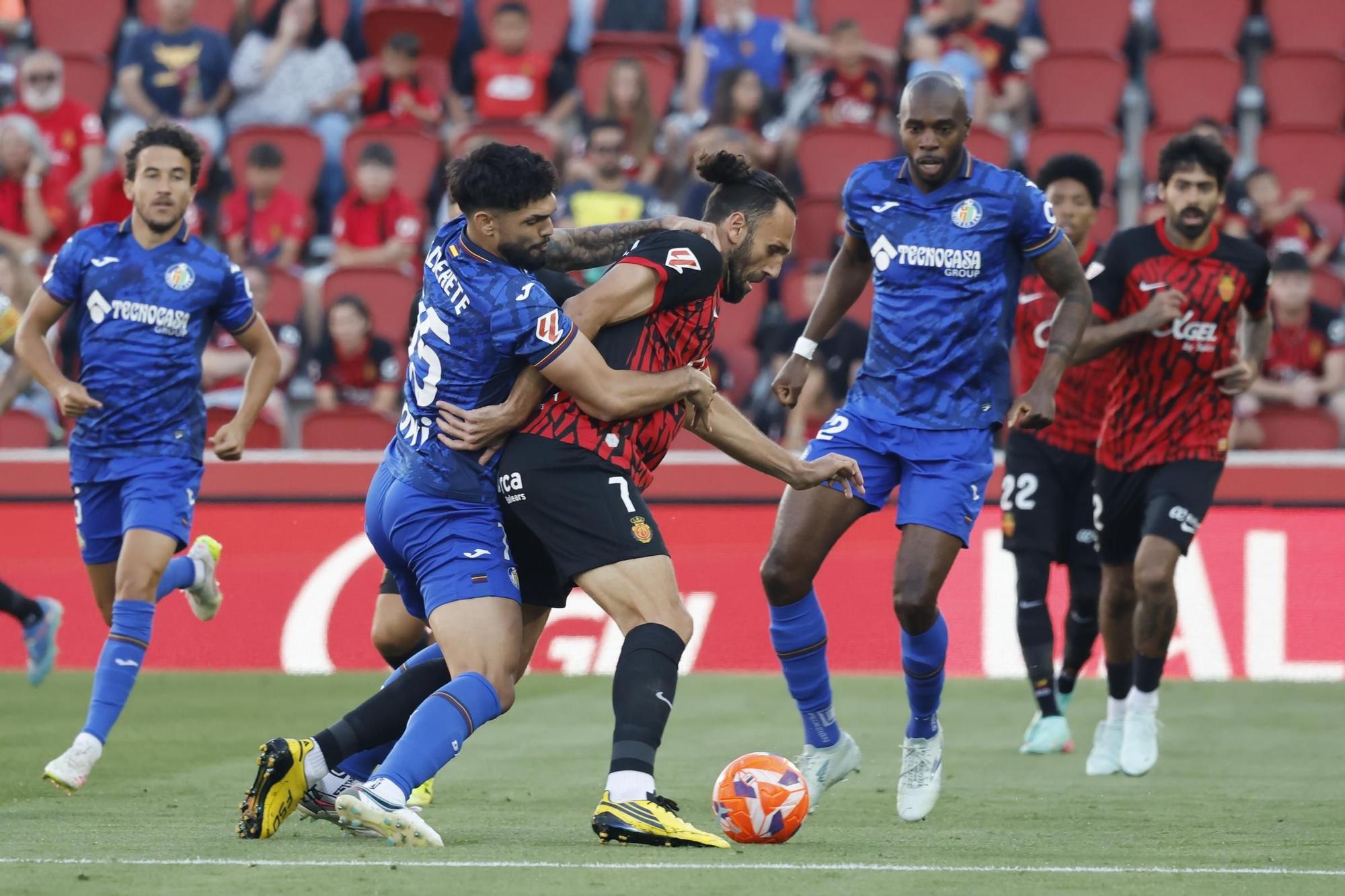 0-0. El Getafe perdona en el primer tiempo a un Mallorca dormido