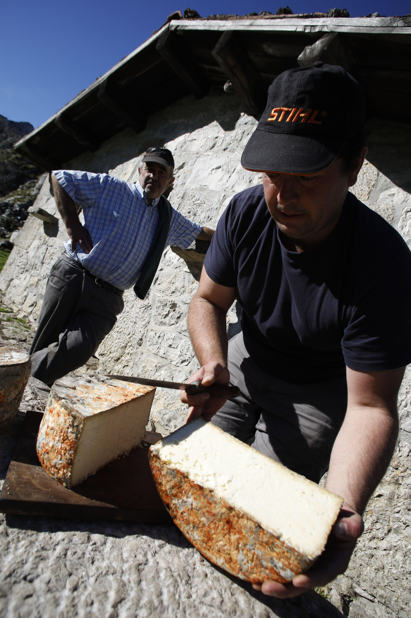 Así se elabora el gamonéu del Puertu: de la cueva a la mesa.