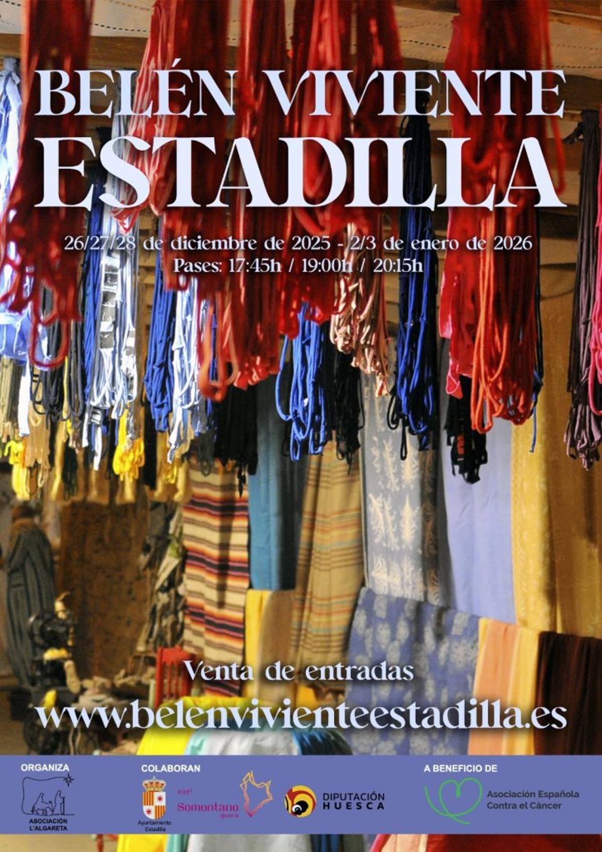 Cartel del Belén Viviente de Estadilla