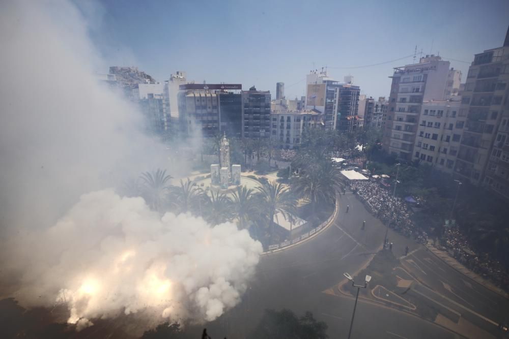 Un instante de la mascletà