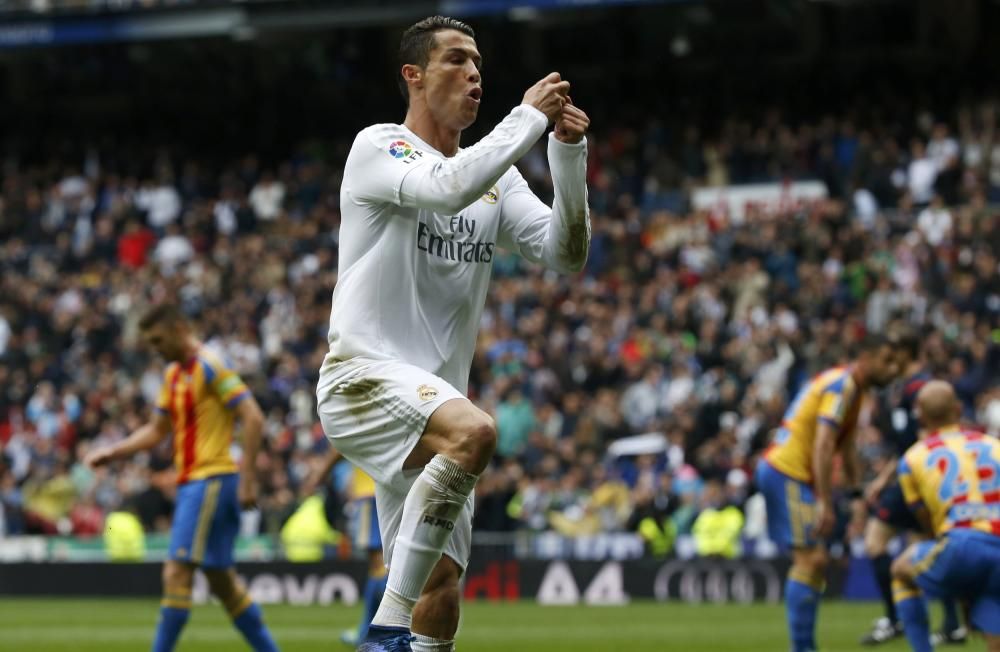 Las mejores imágenes del partido entre el Real Madrid y el Valencia.