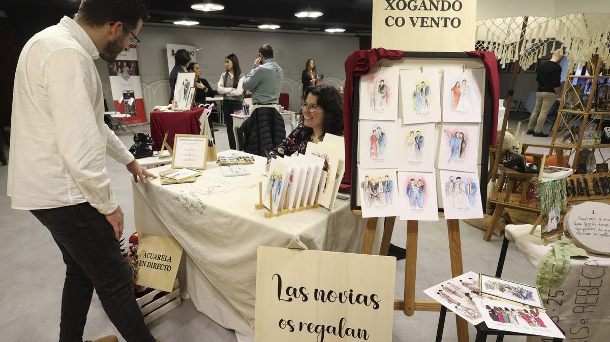 Uno de los puestos de la feria. | GUSTAVO SANTOS