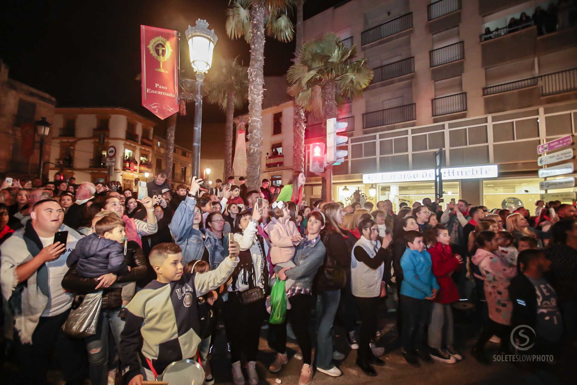 Las imágenes del encuentro del Paso Encarnado en Lorca