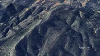 Estabilizado el incendio forestal en el entorno del Pico del Tejo, entre Siete Aguas y Requena