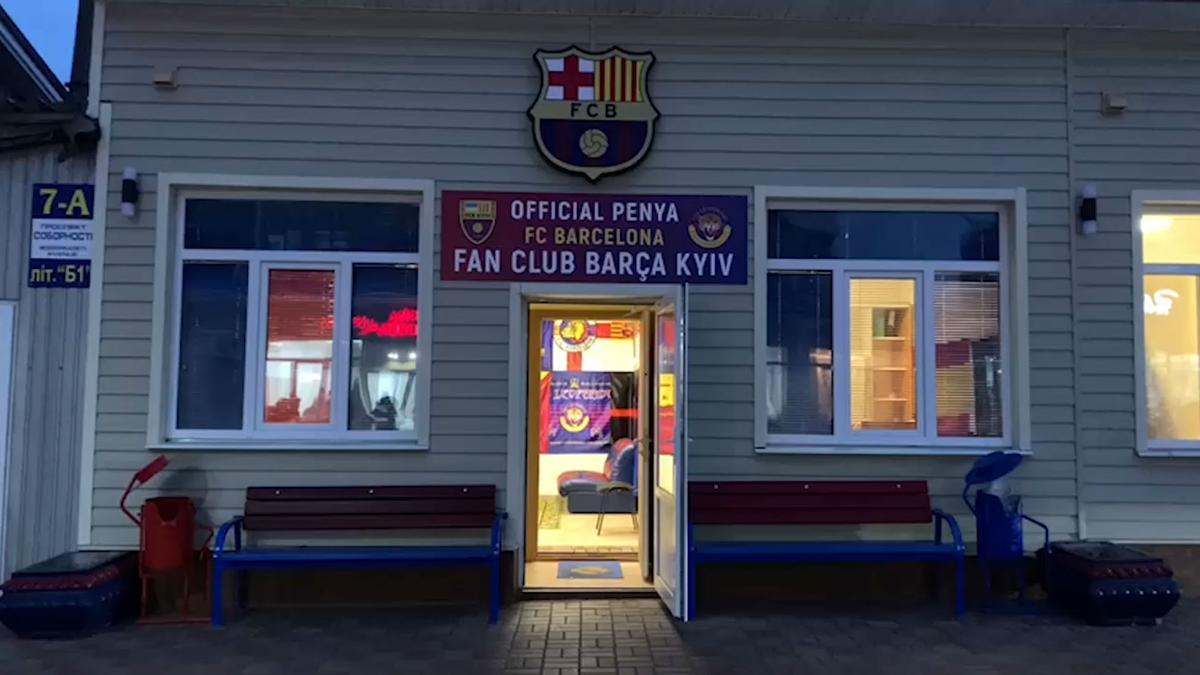 Así es ser del Barça en Ucrania. Visitamos la Penya Blaugrana de Kiev