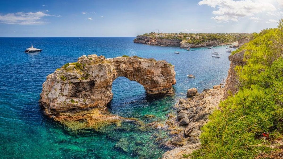 Arco playa Es Pontàs Mallorca