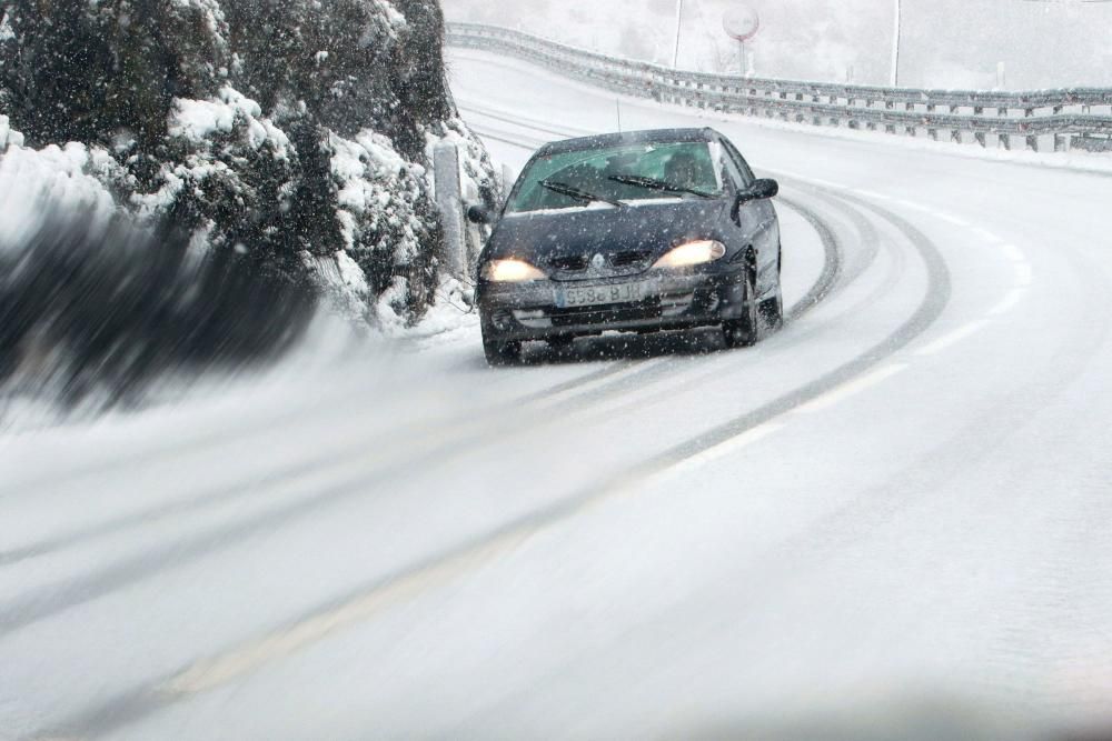 Temporal de nieve en Pajares