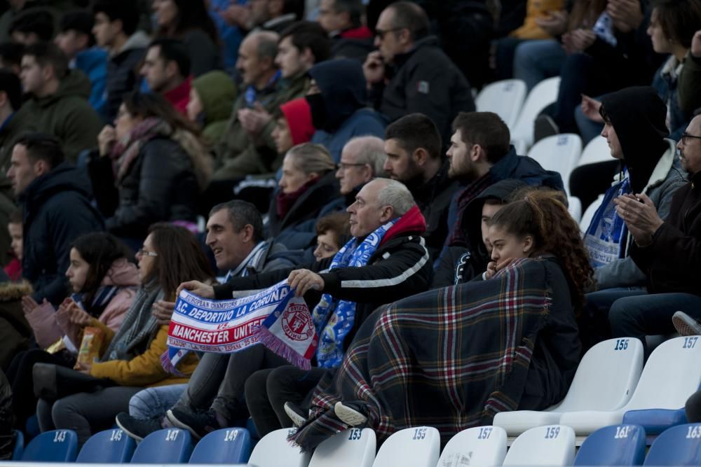 La afición del Dépor se lo pasó en grande