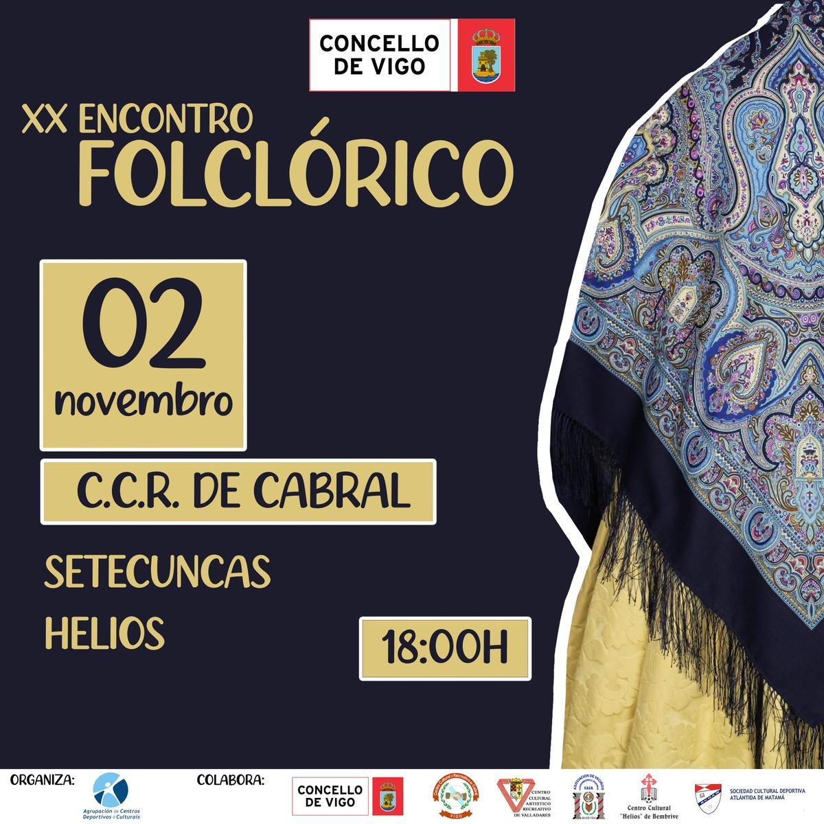El programa musical folclórico es esta tarde en Cabral.