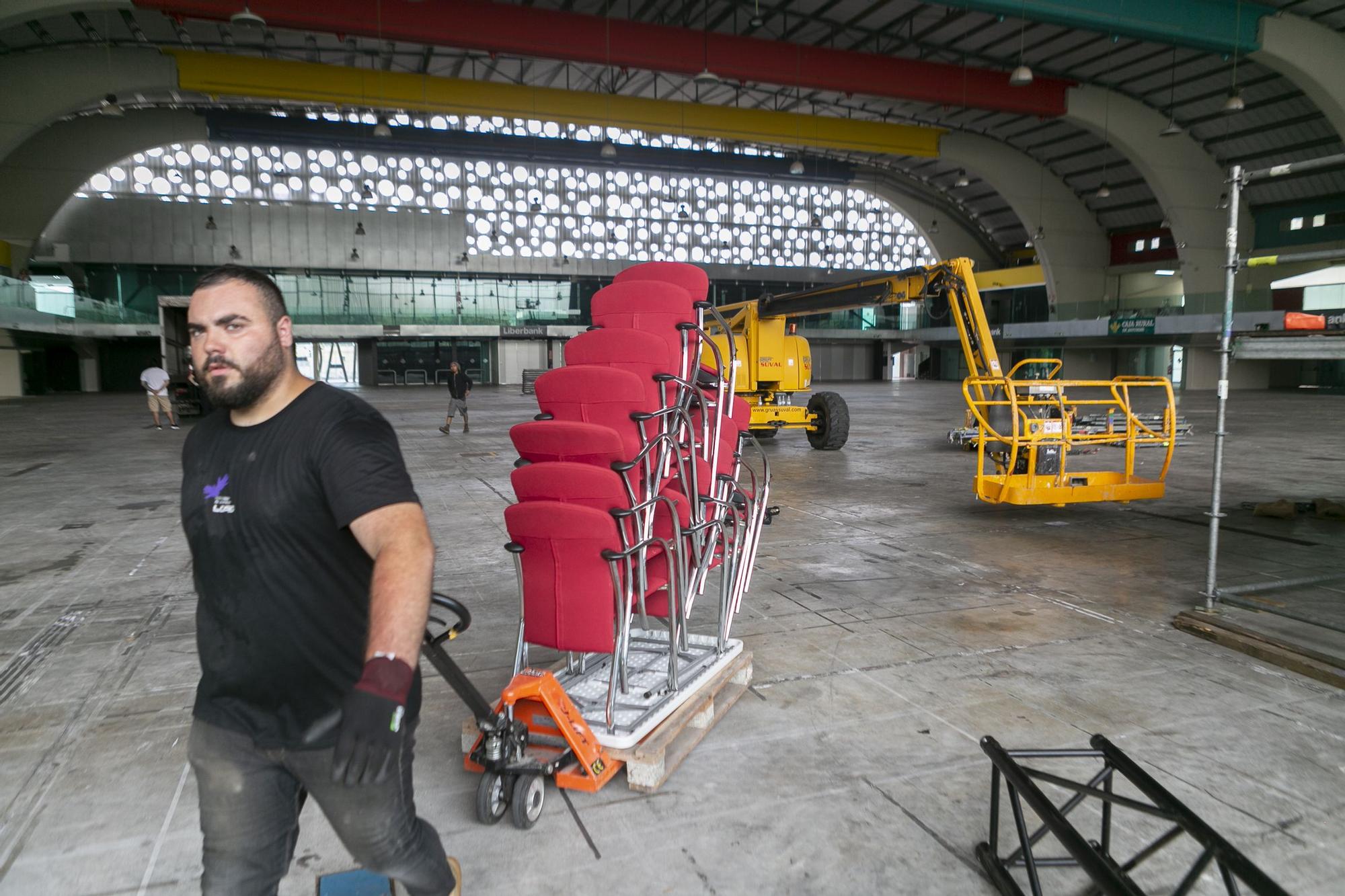 EN IMÁGENES: los preparativos del concierto de Sebastián Yatra