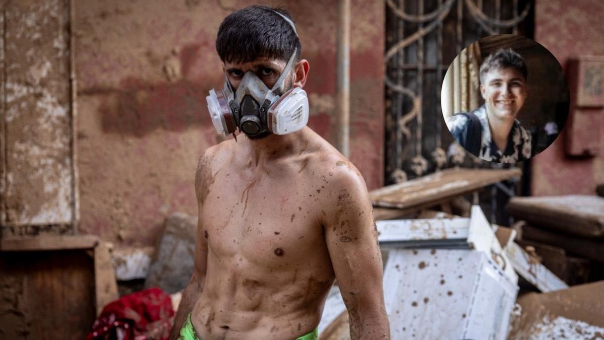 La fotografía premiada de Miguel Ángel Gracia y, en detalle, una imagen del ganador.