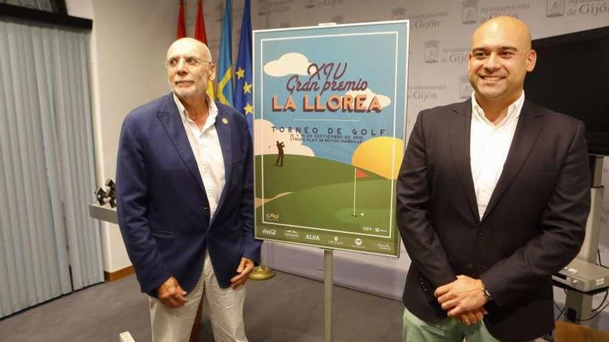 Daniel Hernández Blanch y Jesús Martínez, en la presentación del torneo.