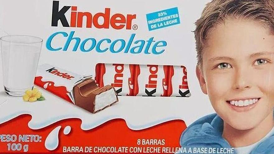 Así ha cambiado el niño de Kinder