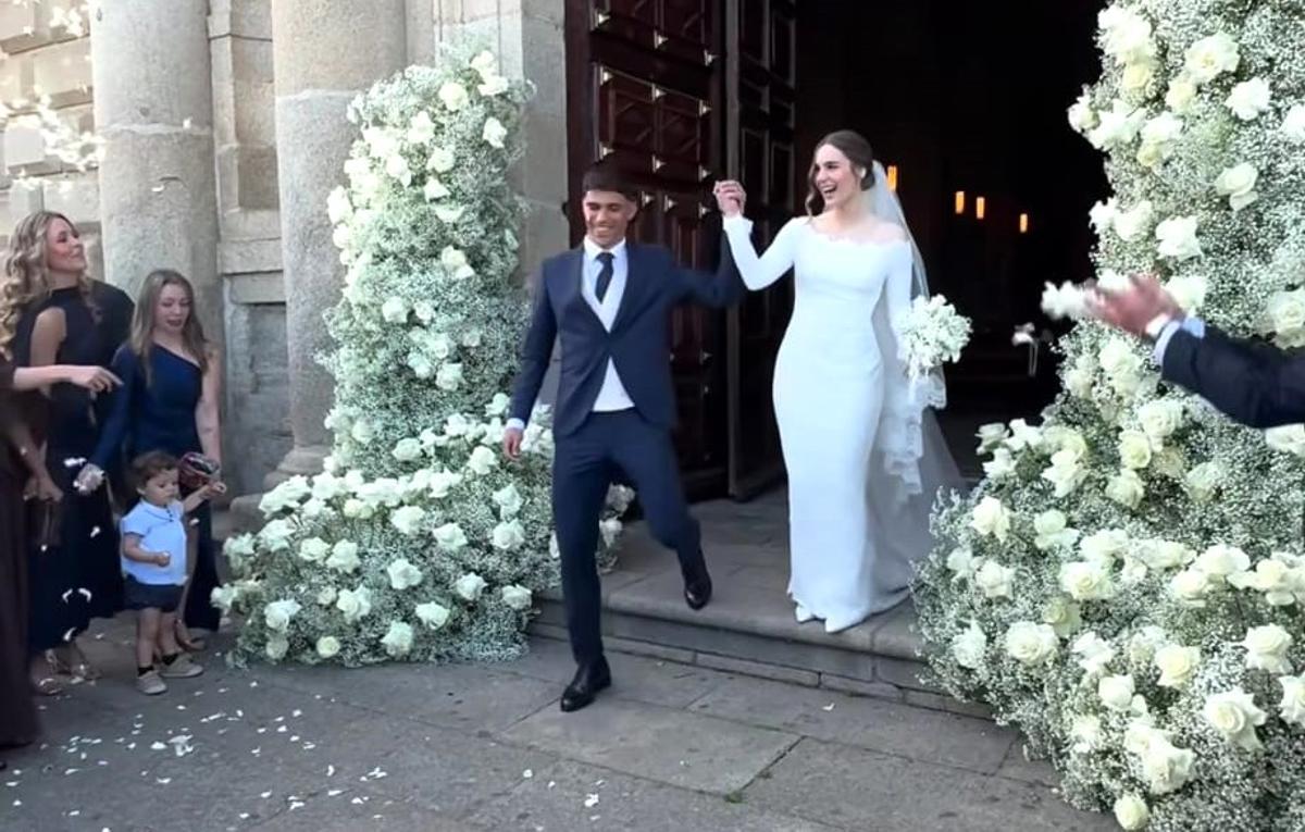 Las instantáneas de los novios y los invitados a la boda del excéltico Gabri Veiga