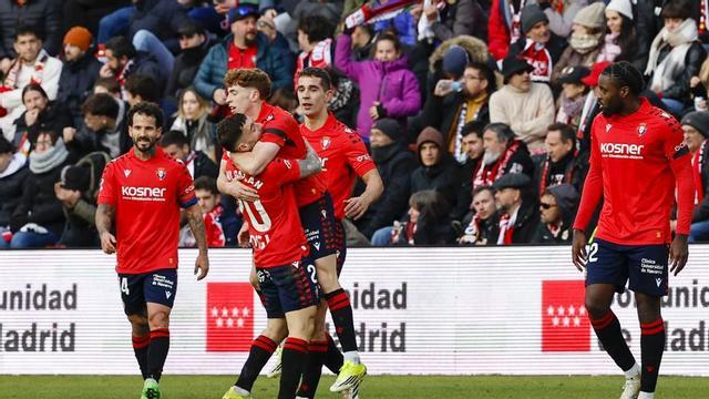 Osasuna deja helado al Rayo.