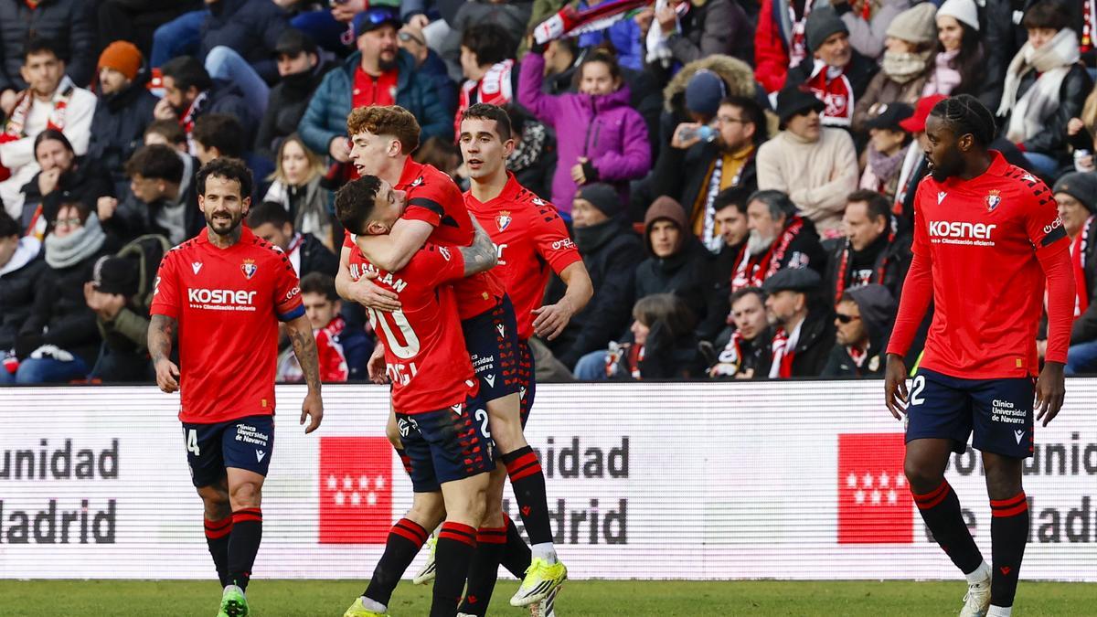Osasuna deja helado al Rayo en el descuento