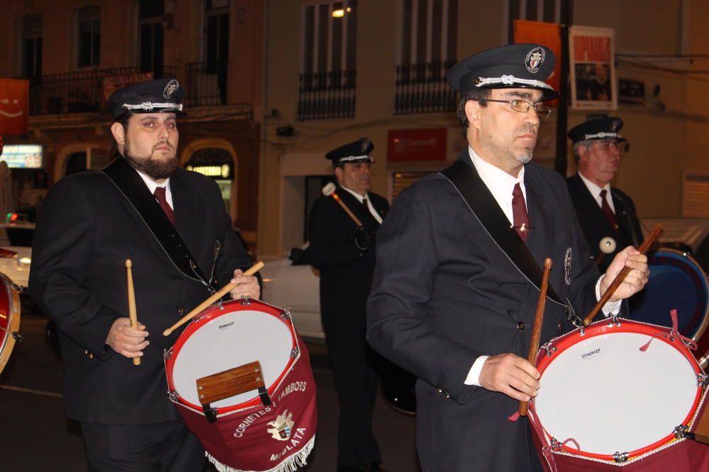 Procesión conjunta del Grao: hermandades de la Flagelación y Cristo de la Palma