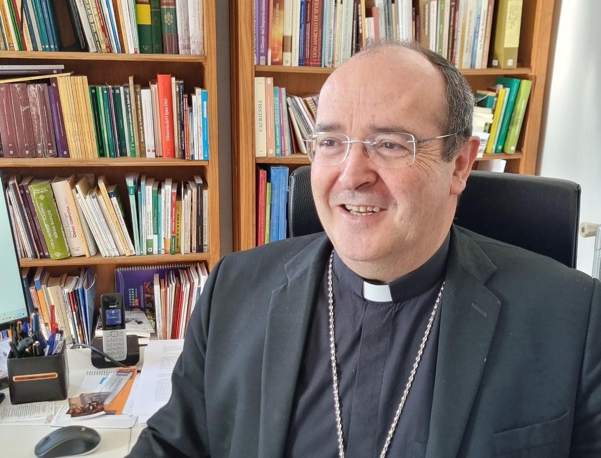 El obispo de Coria-Cáceres, Jesús Pulido.