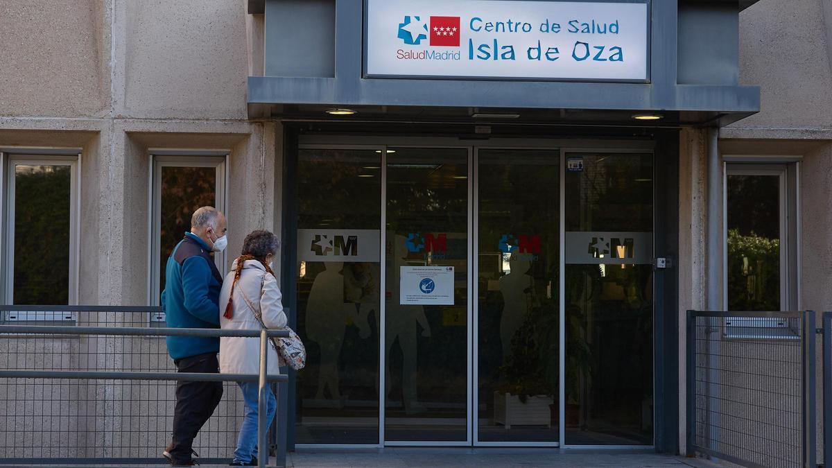 Imagen de archivo de un centro de salud en Madrid