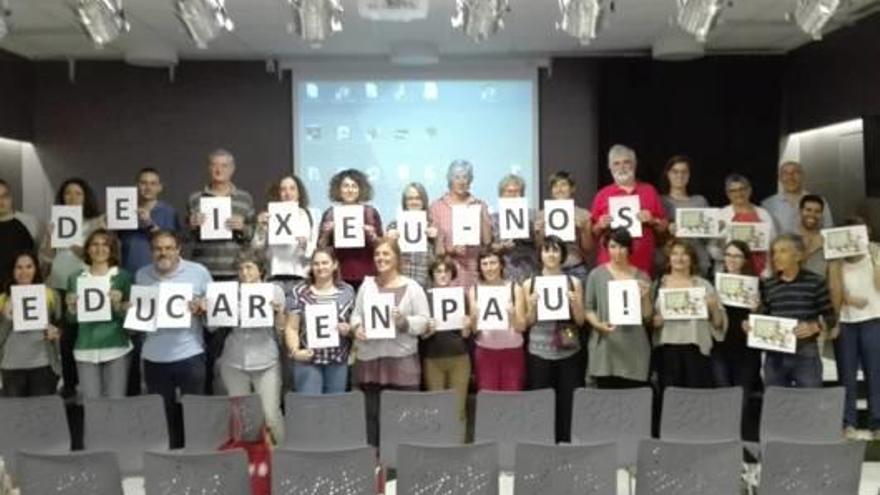 La reivindicació dels integrants del MRP de Girona.