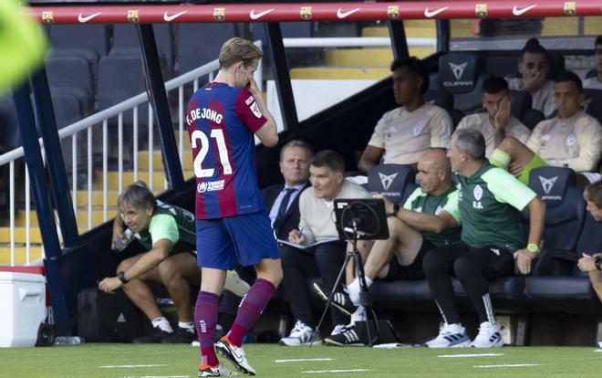 Frenkie de Jong: Lesión de la sindesmosis tibioperoneal distal del tobillo derecho (23.09.2023)